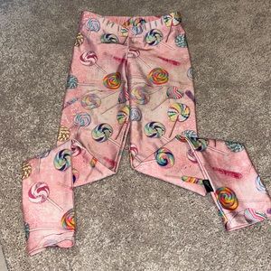 Pixie Lane High Shine lollipop girls Leggings no smoking. No pets.